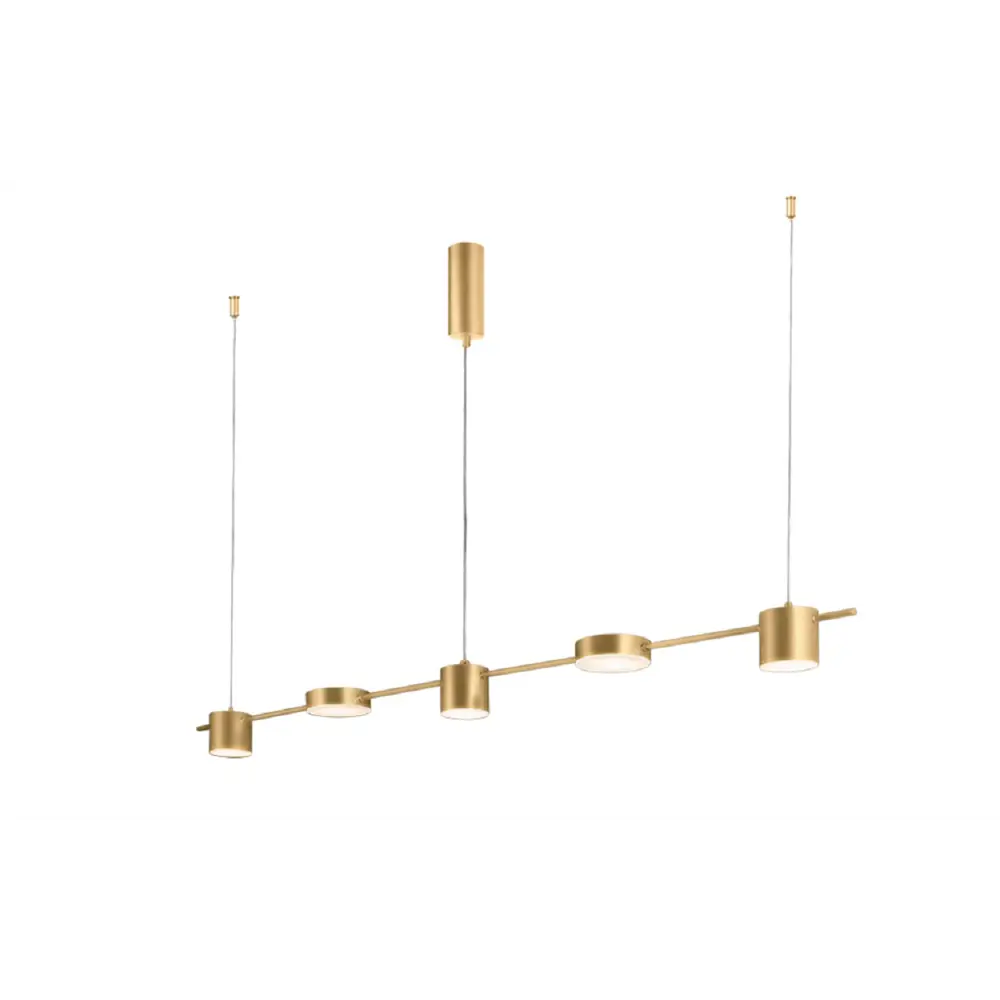 Фото 2 Светильник подвесной светодиодный Crystal Lux Tristan Cu_3691_205 11 м² теплый белый (желтый) свет цвет золото Фото 2 Светильник подвесной светодиодный Crystal Lux Tristan Cu_3691_205 11 м² теплый белый (желтый) свет цвет золото