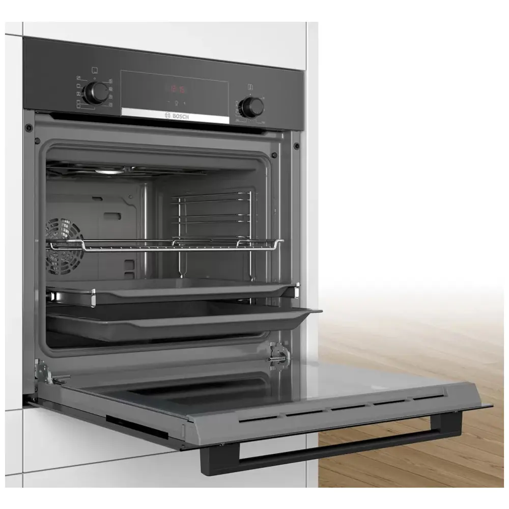 Фото 4 Встраиваемый духовой шкаф Bosch Hbf534Eb0Q Черный 59.40x59.50x54.80 см цвет черный Фото 4 Встраиваемый духовой шкаф Bosch Hbf534Eb0Q Черный 59.40x59.50x54.80 см цвет черный