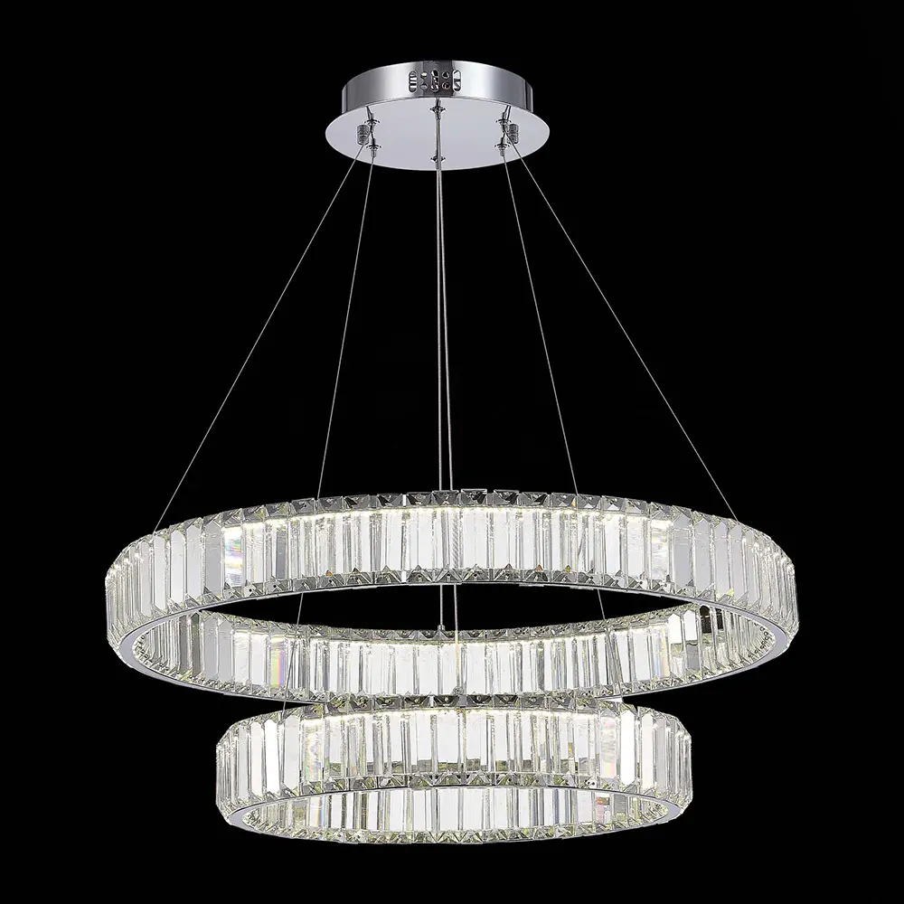 Фото 2 Люстра подвесная светодиодная ST Luce SL1622.103.02 25 м² изменение цвета RGB цвет белый Фото 2 Люстра подвесная светодиодная ST Luce SL1622.103.02 25 м² изменение цвета RGB цвет белый
