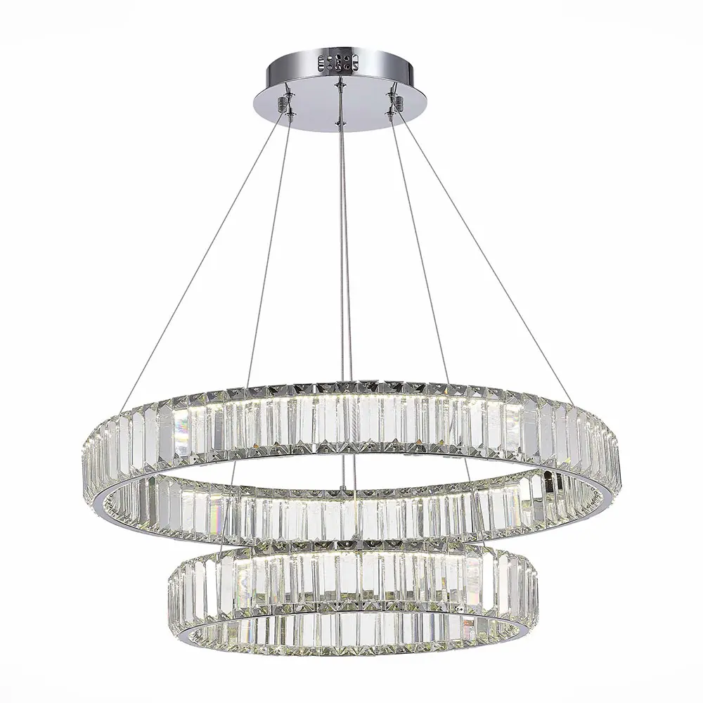 Фото 6 Люстра подвесная светодиодная ST Luce SL1622.103.02 25 м² изменение цвета RGB цвет белый Фото 6 Люстра подвесная светодиодная ST Luce SL1622.103.02 25 м² изменение цвета RGB цвет белый