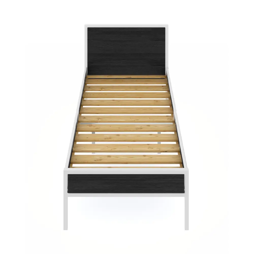 Фото 2 Кровать Solarius kr100loft-onix-white 105 x 90 x 206 см сосна цвет черный оникс;белый Фото 2 Кровать Solarius kr100loft-onix-white 105 x 90 x 206 см сосна цвет черный оникс;белый