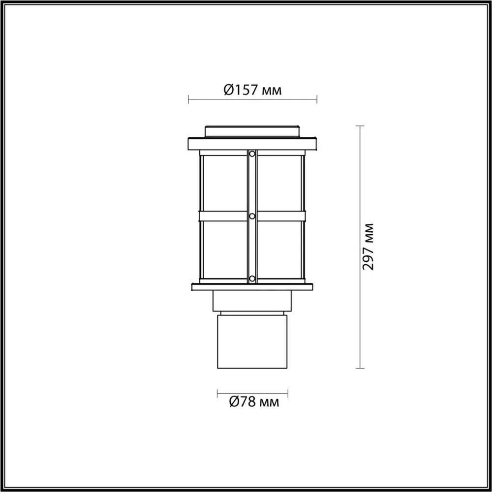 Фото 6 Фонарный столб уличный Odeon Light Nature Od_4964_1a 60 Вт 100 см IP44 цвет черный Фото 6 Фонарный столб уличный Odeon Light Nature Od_4964_1a 60 Вт 100 см IP44 цвет черный