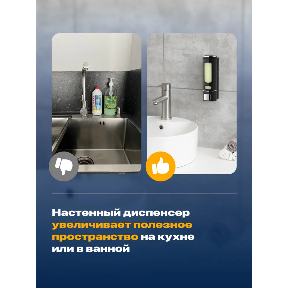 Фото 2 Дозатор для жидкого мыла Birdhouse B0160 цвет черный Фото 2 Дозатор для жидкого мыла Birdhouse B0160 цвет черный