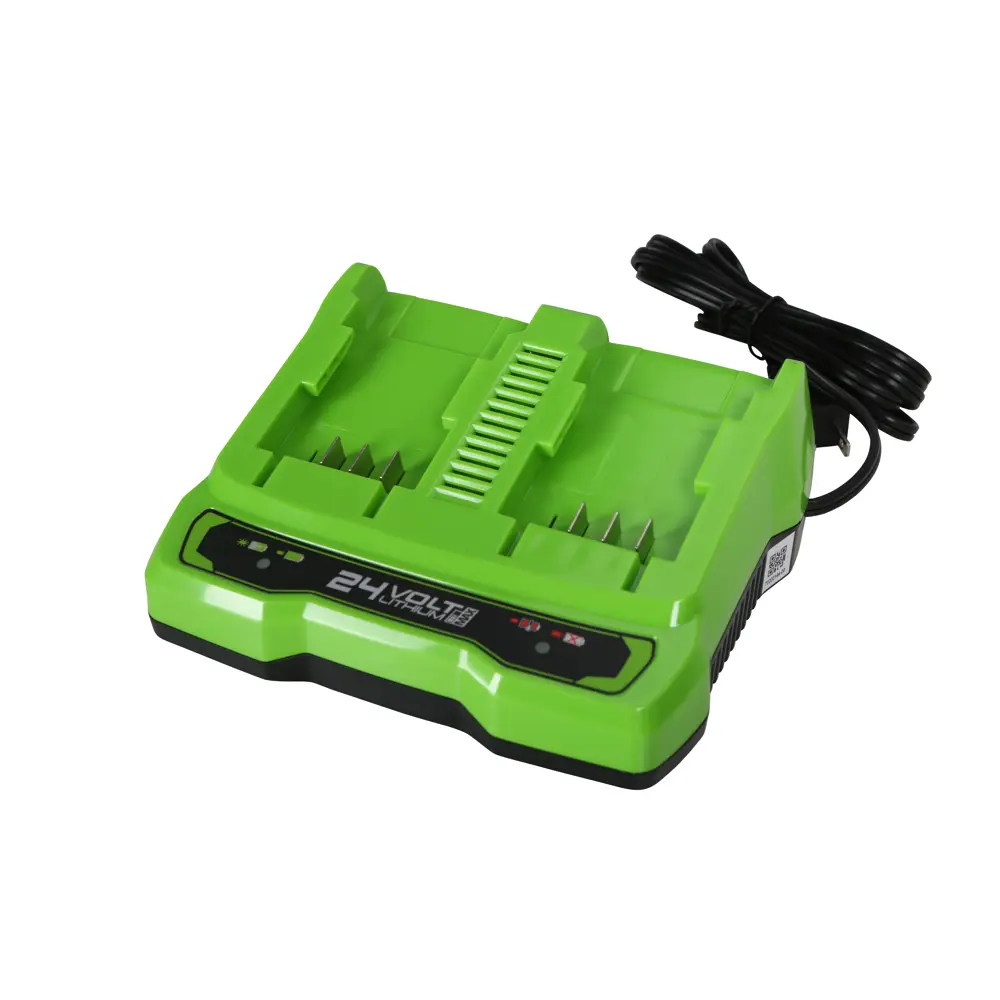 Фото 2 Зарядное устройство для 2-х аккумуляторов Greenworks G24X2UC2, 24V Фото 2 Зарядное устройство для 2-х аккумуляторов Greenworks G24X2UC2, 24V