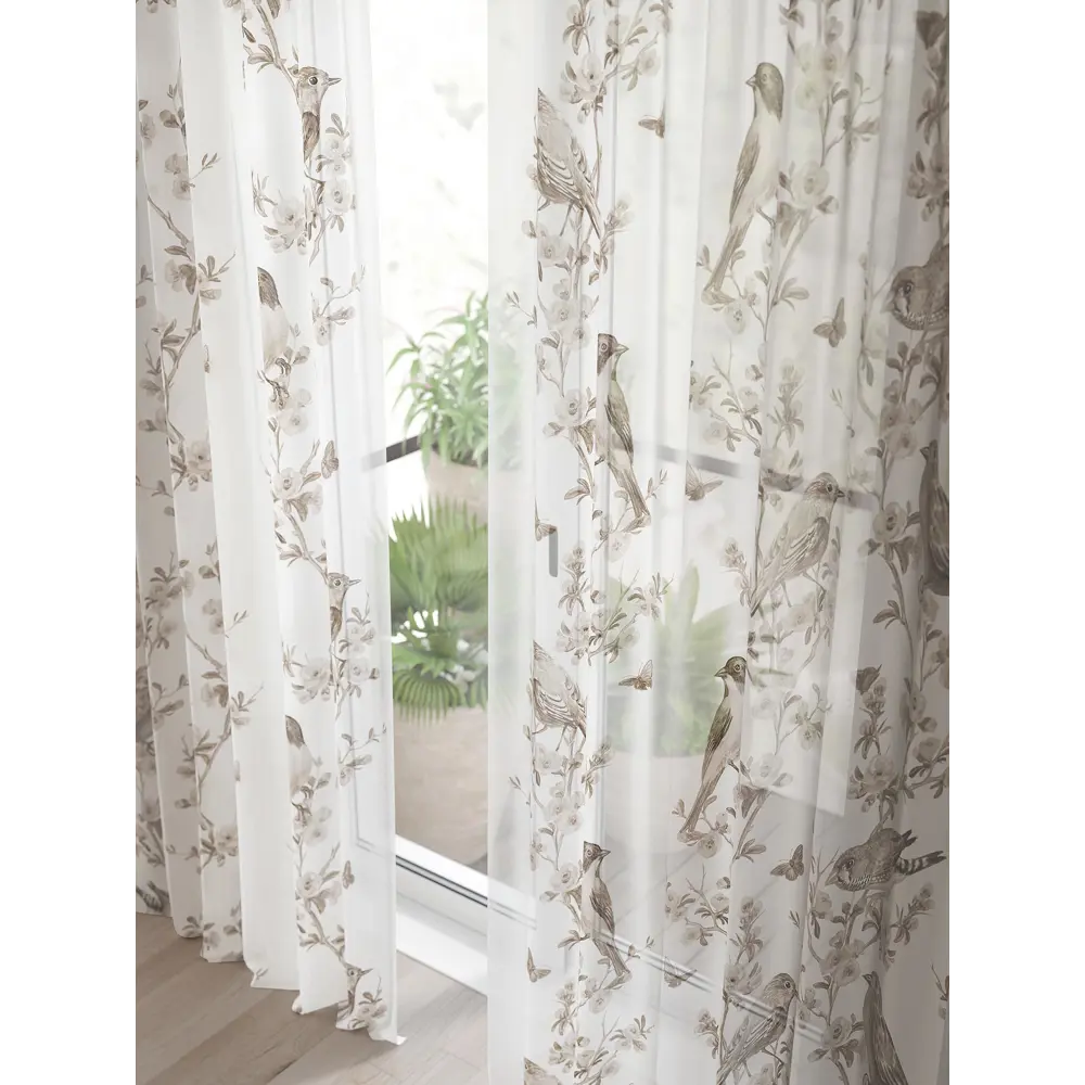 Фото 4 Тюль Comfy Way Алоуна - 76 CW580076-240 150x240 см на шторной ленте цвет бежевый 2 шт Фото 4 Тюль Comfy Way Алоуна - 76 CW580076-240 150x240 см на шторной ленте цвет бежевый 2 шт