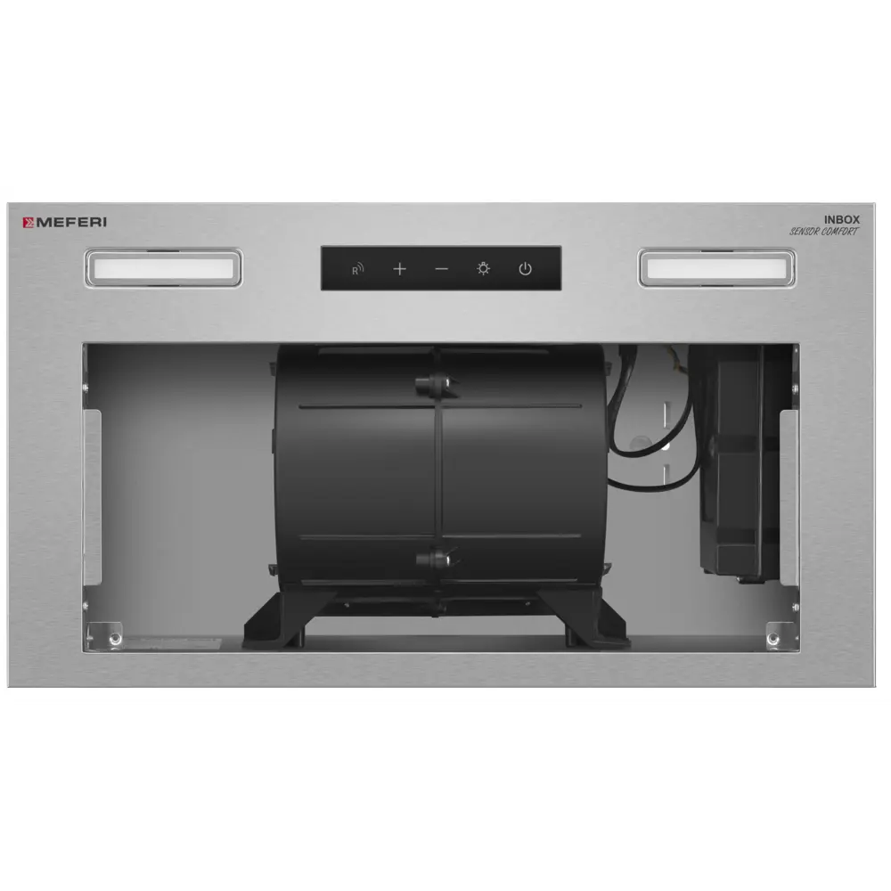 Фото 7 Вытяжка полновстраиваемая Meferi INBOX60IX SENSOR COMFORT 60 см цвет серый /серебристый Фото 7 Вытяжка полновстраиваемая Meferi INBOX60IX SENSOR COMFORT 60 см цвет серый /серебристый