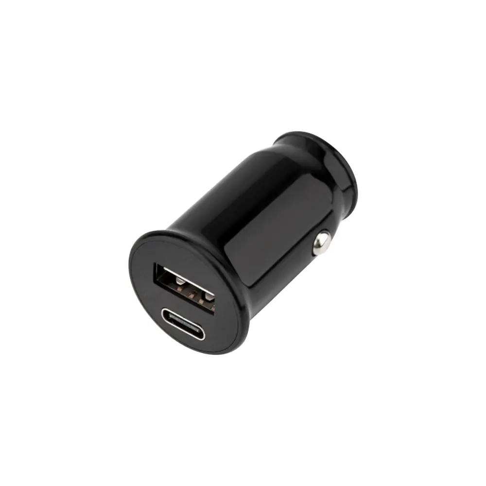 Фото 2 Зарядное устройство в прикуриватель Rexant USB-A + Type-C Quick charge черная Фото 2 Зарядное устройство в прикуриватель Rexant USB-A + Type-C Quick charge черная