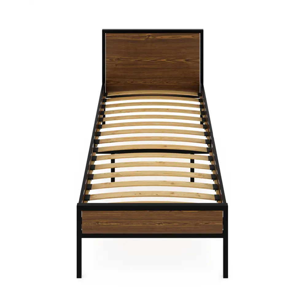 Фото 2 Кровать Solarius Komp80loft-temd-black-orto 85 x 89 x 206 см сосна цвет черный Фото 2 Кровать Solarius Komp80loft-temd-black-orto 85 x 89 x 206 см сосна цвет черный