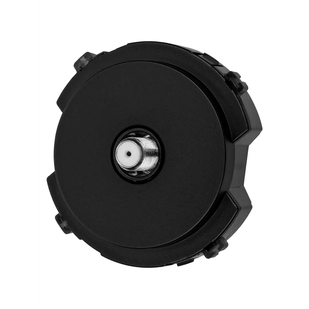 Фото 2 Розетка ТВ/спутник оконечная встраиваемая Tdm electric Байкал SQ1819-0220 цвет агат