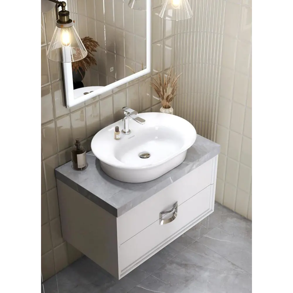 Фото 2 Раковина Kerama Marazzi Canaletto накладная 60 см