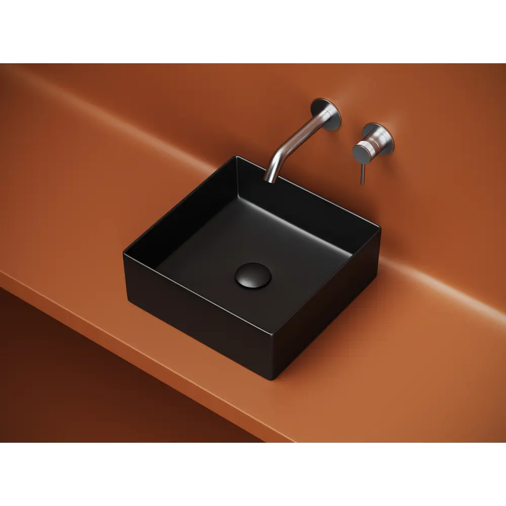 Фото 2 Раковина накладная Ceramicanova Element 36 CN6068MB черная матовая Фото 2 Раковина накладная Ceramicanova Element 36 CN6068MB черная матовая