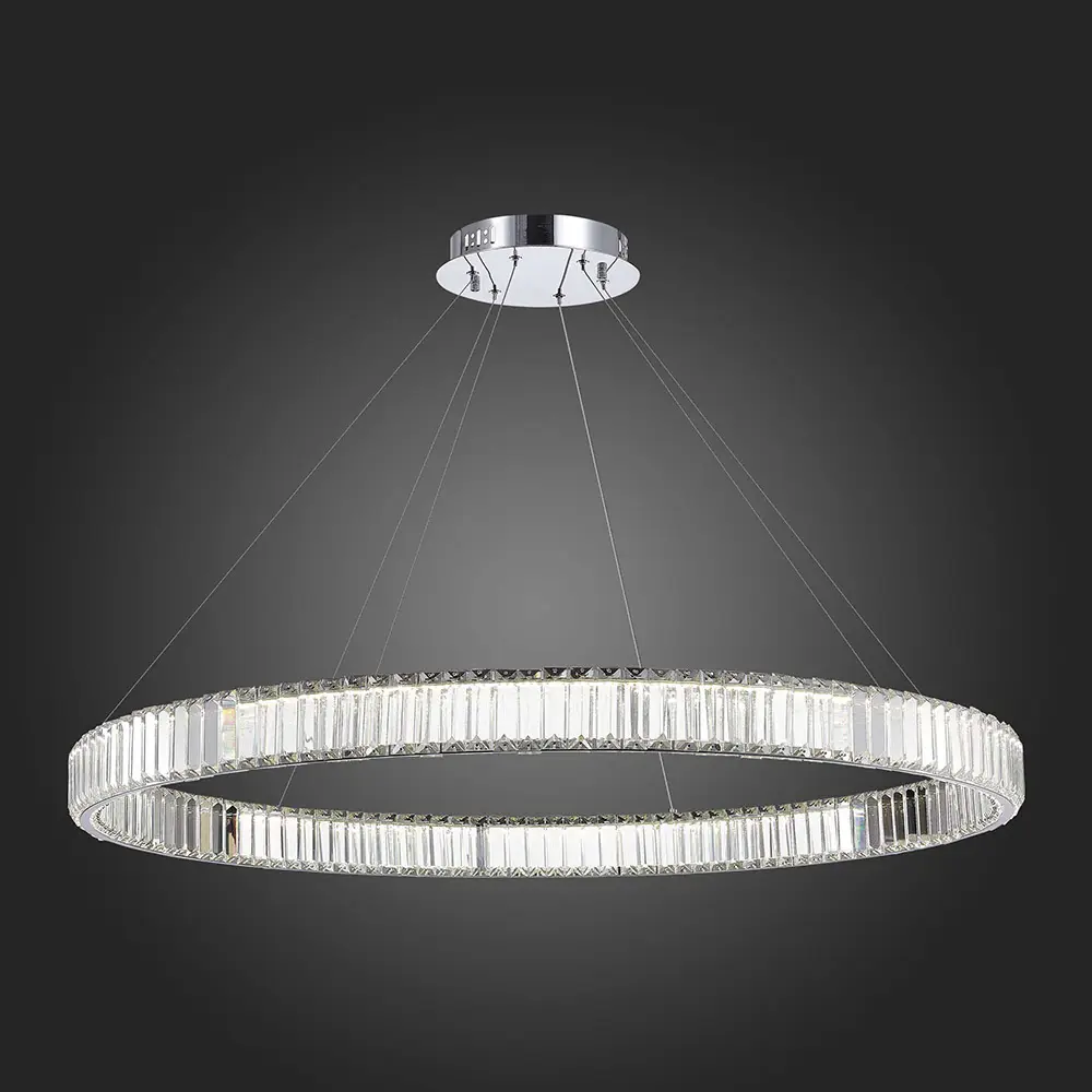 Фото 2 Люстра подвесная светодиодная ST LUCE SL1622.183.01 TIVOLI 18 м² нейтральный белый свет цвет хром Фото 2 Люстра подвесная светодиодная ST LUCE SL1622.183.01 TIVOLI 18 м² нейтральный белый свет цвет хром