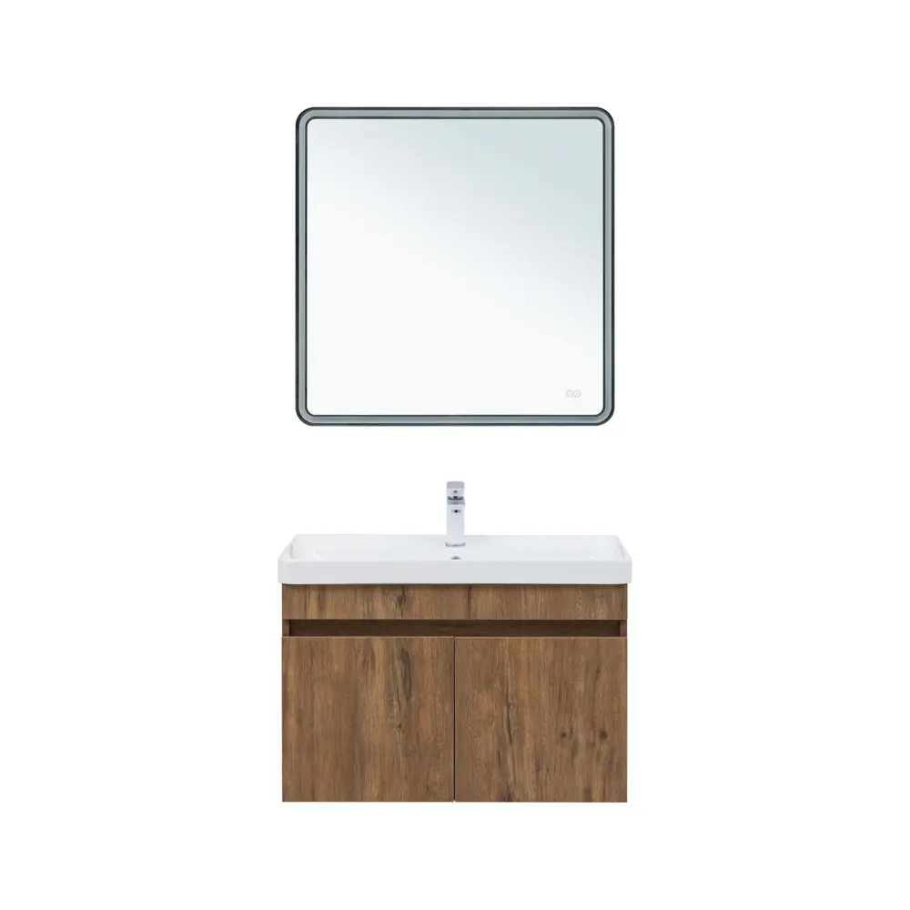 Фото 6 Тумба под раковину напольная Aquanet 00344797 78.8см цвет дуб рустикальный