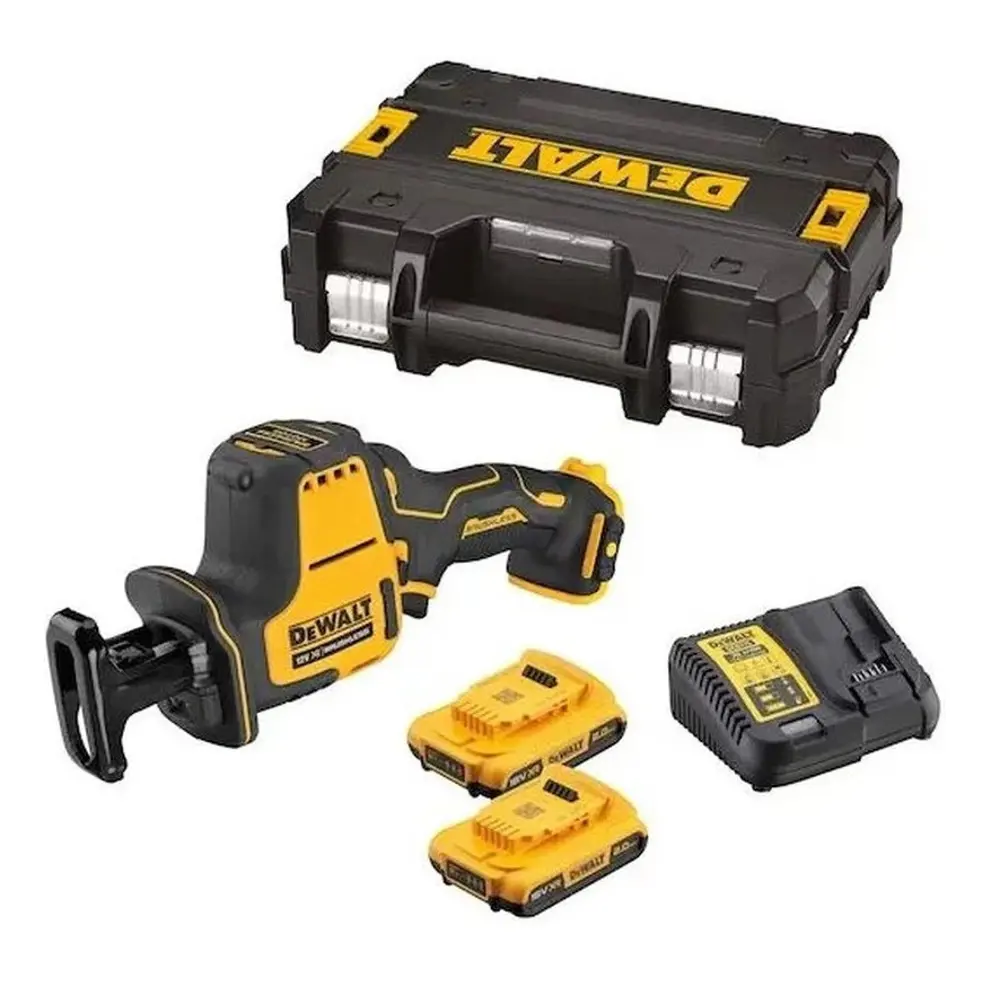 Фото Пила сабельная аккумуляторная бесщеточная Dewalt DCS312D2-QW, 12 В Li-Ion без АКБ и ЗУ Фото Пила сабельная аккумуляторная бесщеточная Dewalt DCS312D2-QW, 12 В Li-Ion без АКБ и ЗУ