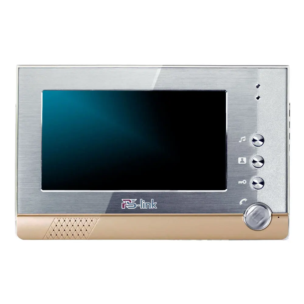 Фото 2 Комплект видеодомофона Ps-link KIT-VD07R-ID-MG 7" цвет белый Фото 2 Комплект видеодомофона Ps-link KIT-VD07R-ID-MG 7" цвет белый