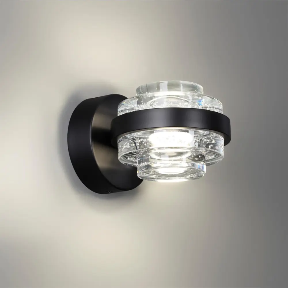 Фото 3 Настенный светильник светодиодный Odeon Light Klot 5031/6wl нейтральный белый свет цвет черный Фото 3 Настенный светильник светодиодный Odeon Light Klot 5031/6wl нейтральный белый свет цвет черный