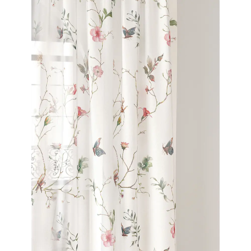 Фото 3 Тюль Comfy way Лоуна - 87 CW754087-230 на шторной ленте 230x150 см цвет белый