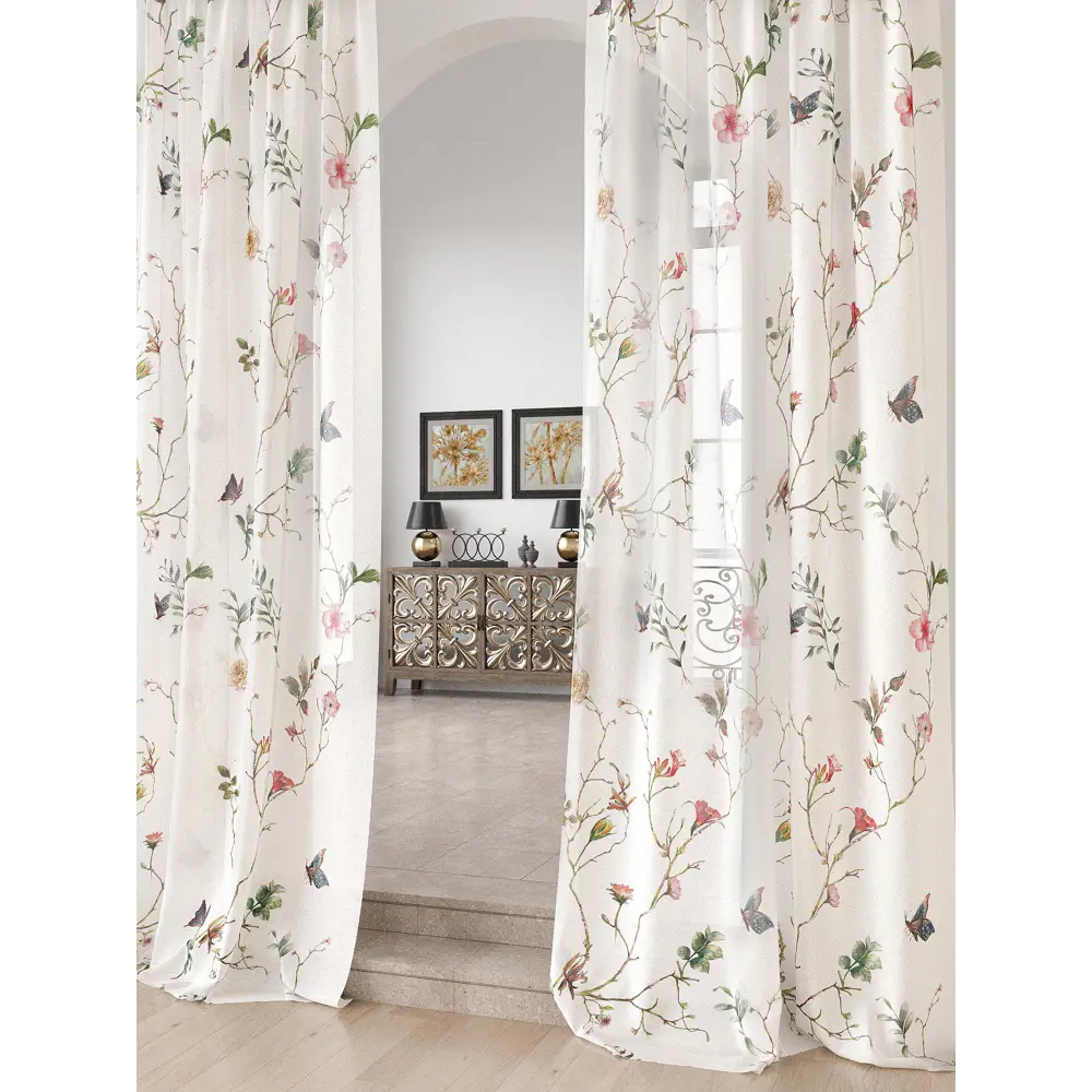 Фото 2 Тюль Comfy way Лоуна - 87 CW754087-230 на шторной ленте 230x150 см цвет белый