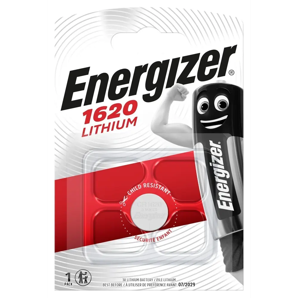 Фото Батарейка литиевая Energizer CR 1620 Фото Батарейка литиевая Energizer CR 1620