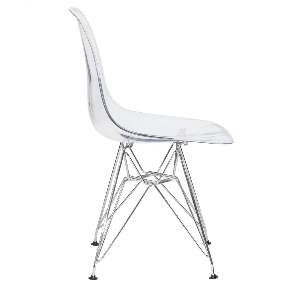 Фото 4 Кухонный стул Dobrin DSR CASPER LMZL 46x46x52 см полипропилен цвет прозрачный Фото 4 Кухонный стул Dobrin DSR CASPER LMZL 46x46x52 см полипропилен цвет прозрачный