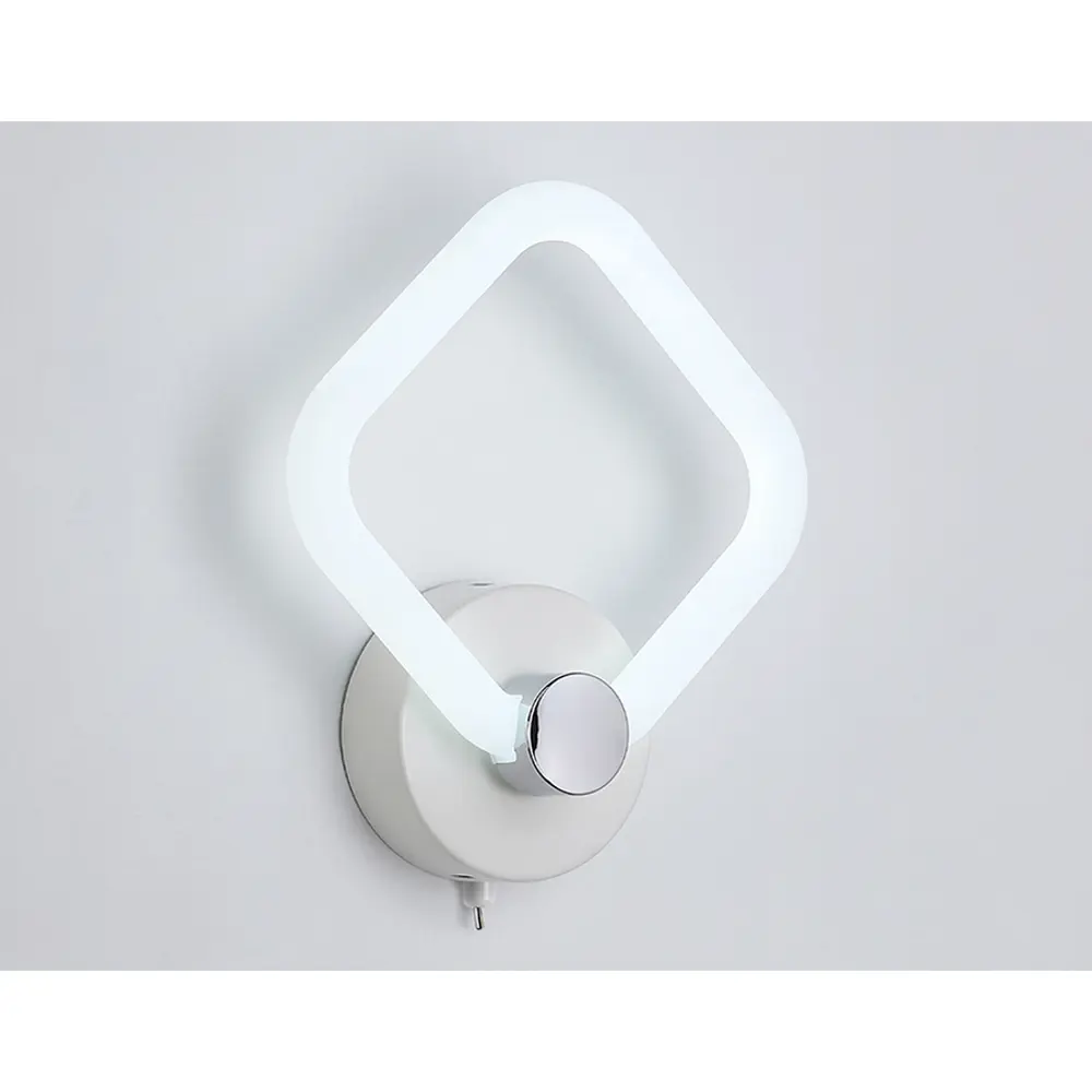 Фото 8 Настенный светильник светодиодный Ambrella Light FA Original FA3871 с выключателем на корпусе цвет белый Фото 8 Настенный светильник светодиодный Ambrella Light FA Original FA3871 с выключателем на корпусе цвет белый