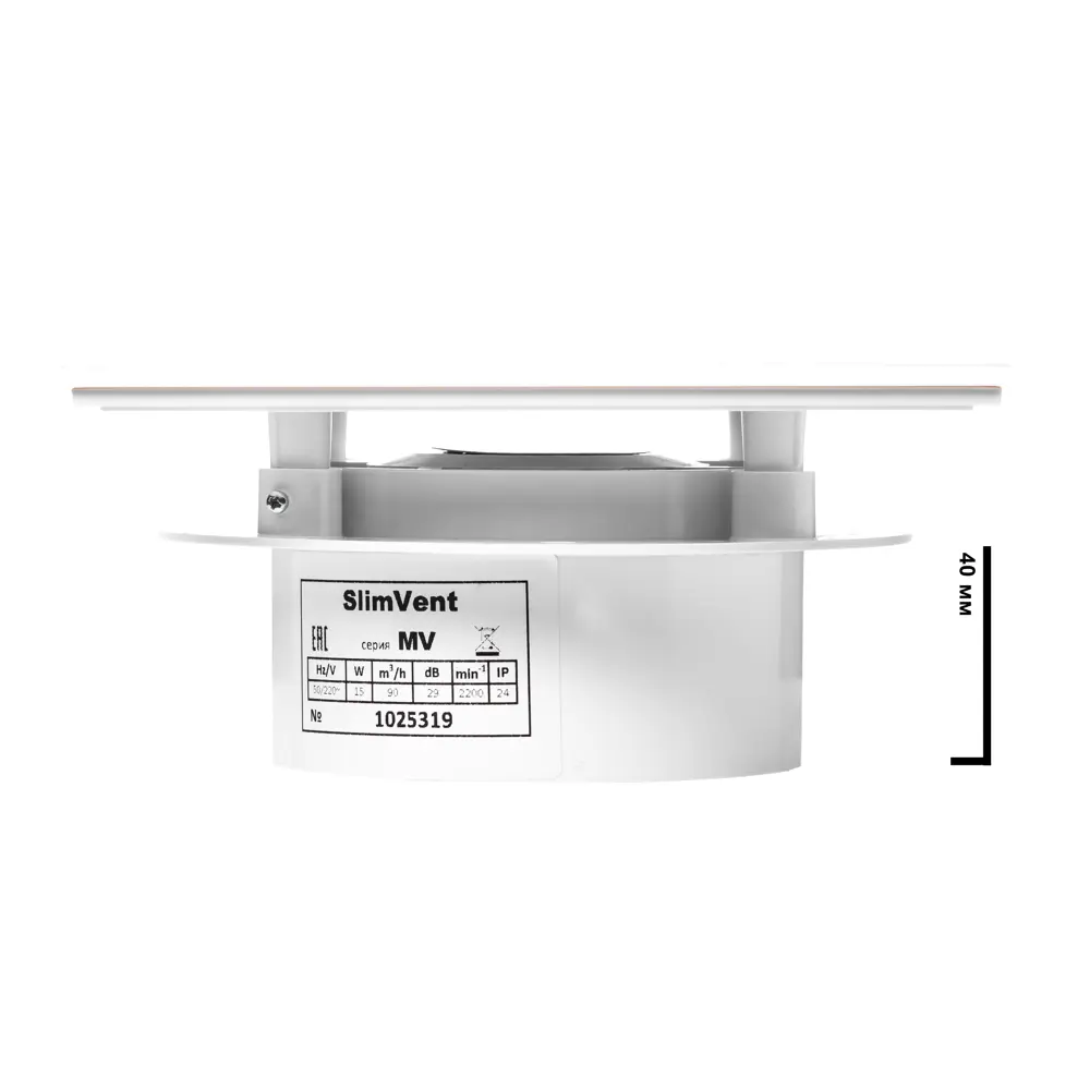 Фото 3 Вентилятор вытяжной накладной Slimvent МV D100 мм 29 дБ 90 м³/ч стекло цвет бежевый глянцевый Фото 3 Вентилятор вытяжной накладной Slimvent МV D100 мм 29 дБ 90 м³/ч стекло цвет бежевый глянцевый