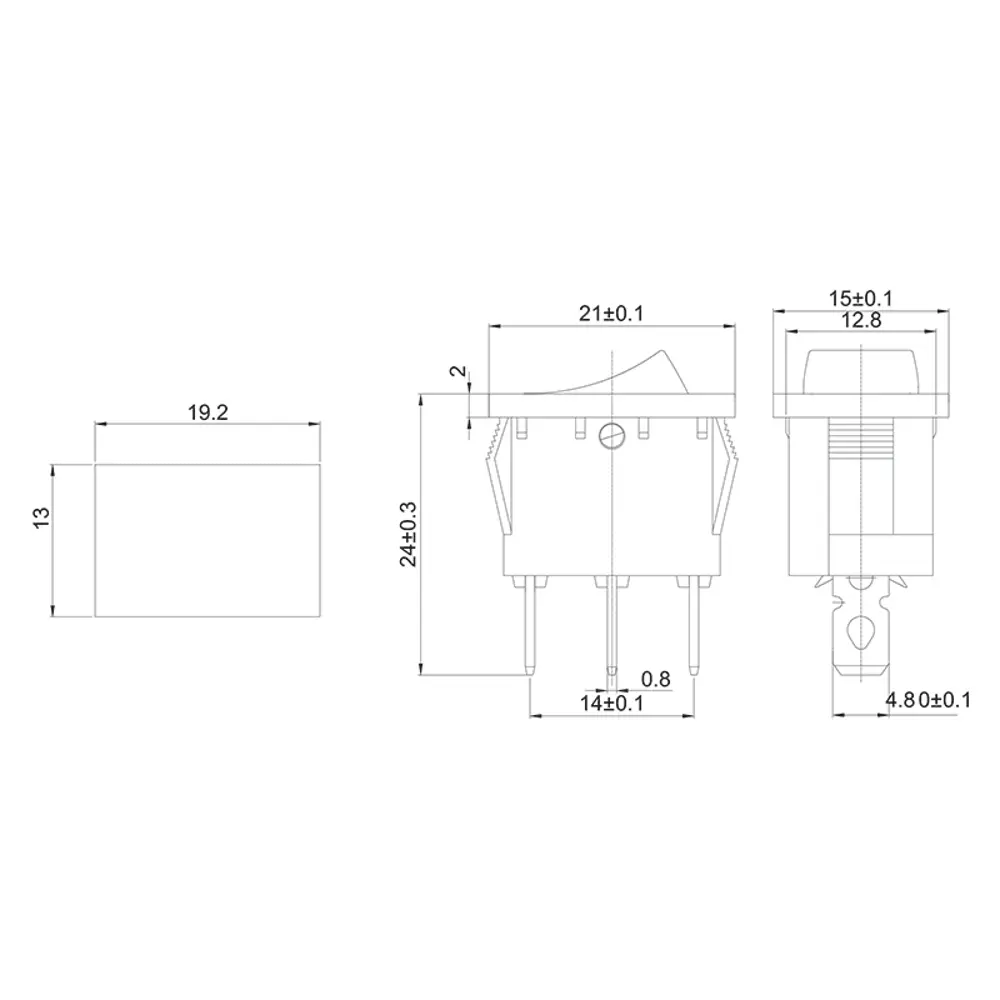 Фото 2 Выключатель клавишный Rexant Mini RWB-206-1 SC-768 12 В 15А 3с on-off с подсветкой желтый Фото 2 Выключатель клавишный Rexant Mini RWB-206-1 SC-768 12 В 15А 3с on-off с подсветкой желтый