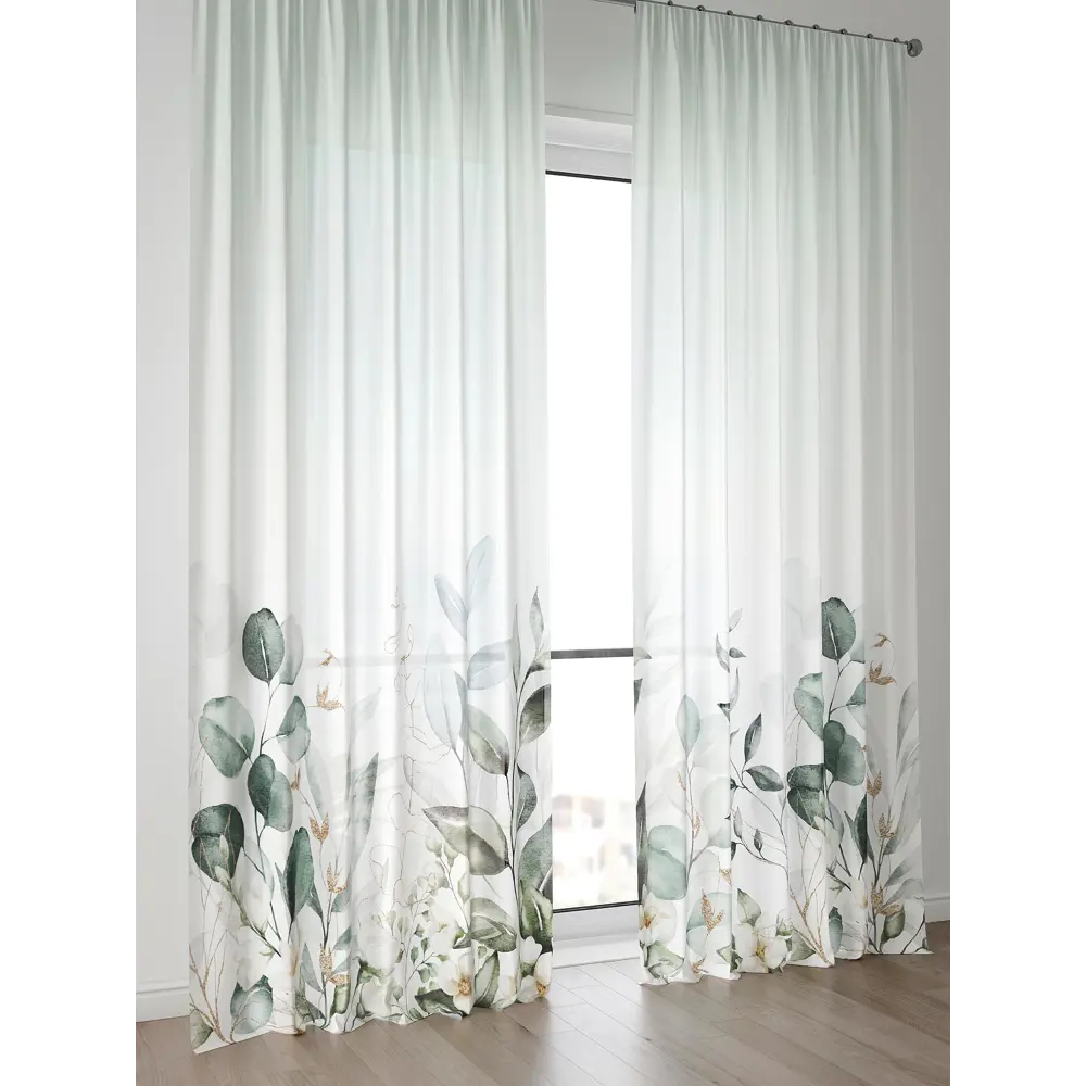 Фото 2 Тюль Comfy Way Алоуна - 08 CW580008-240 150x240 см на шторной ленте цвет зеленый 2 шт Фото 2 Тюль Comfy Way Алоуна - 08 CW580008-240 150x240 см на шторной ленте цвет зеленый 2 шт