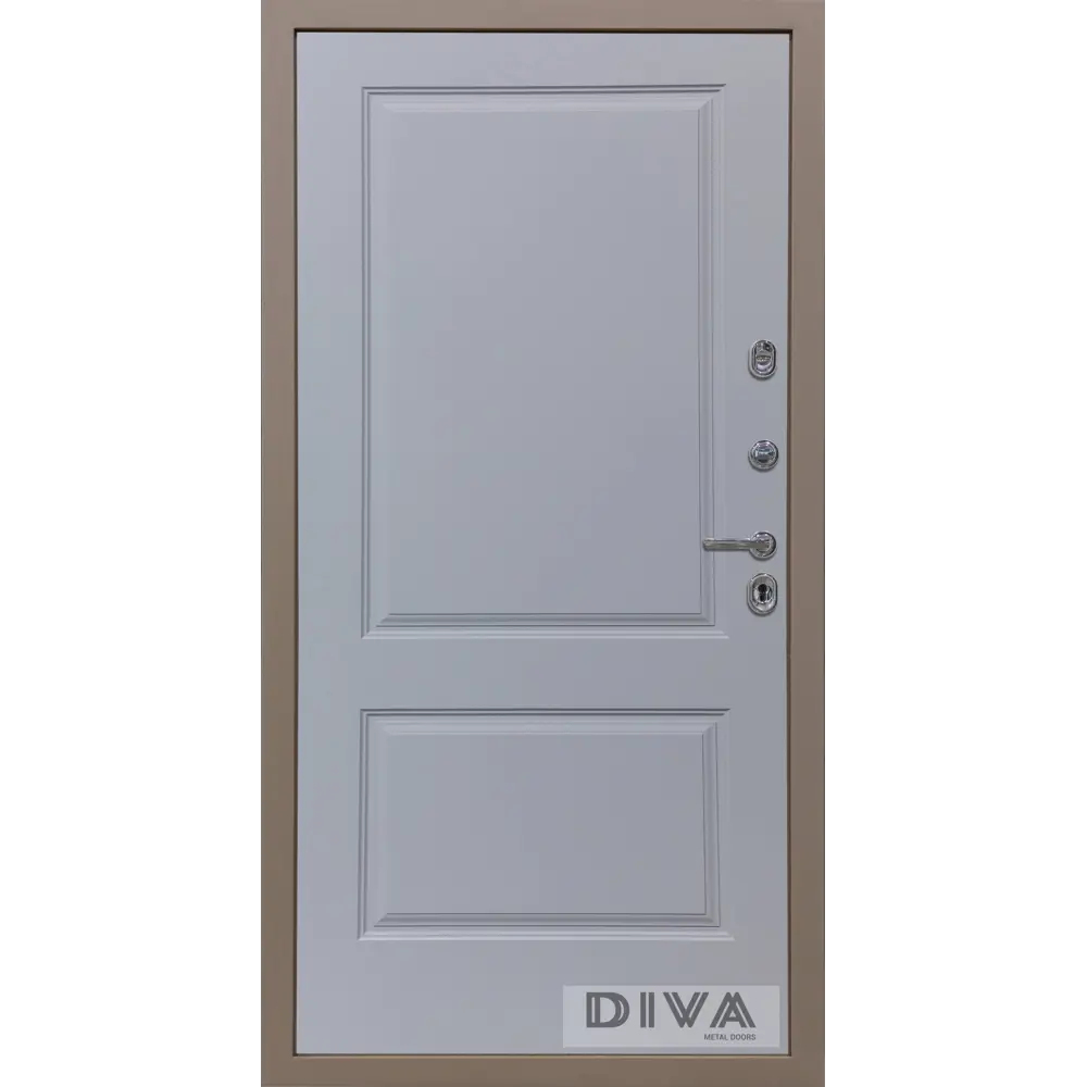 Фото 4 Входная дверь Diva МД-50 УТ-00075277 металлическая левая 205x86см цвет бронза