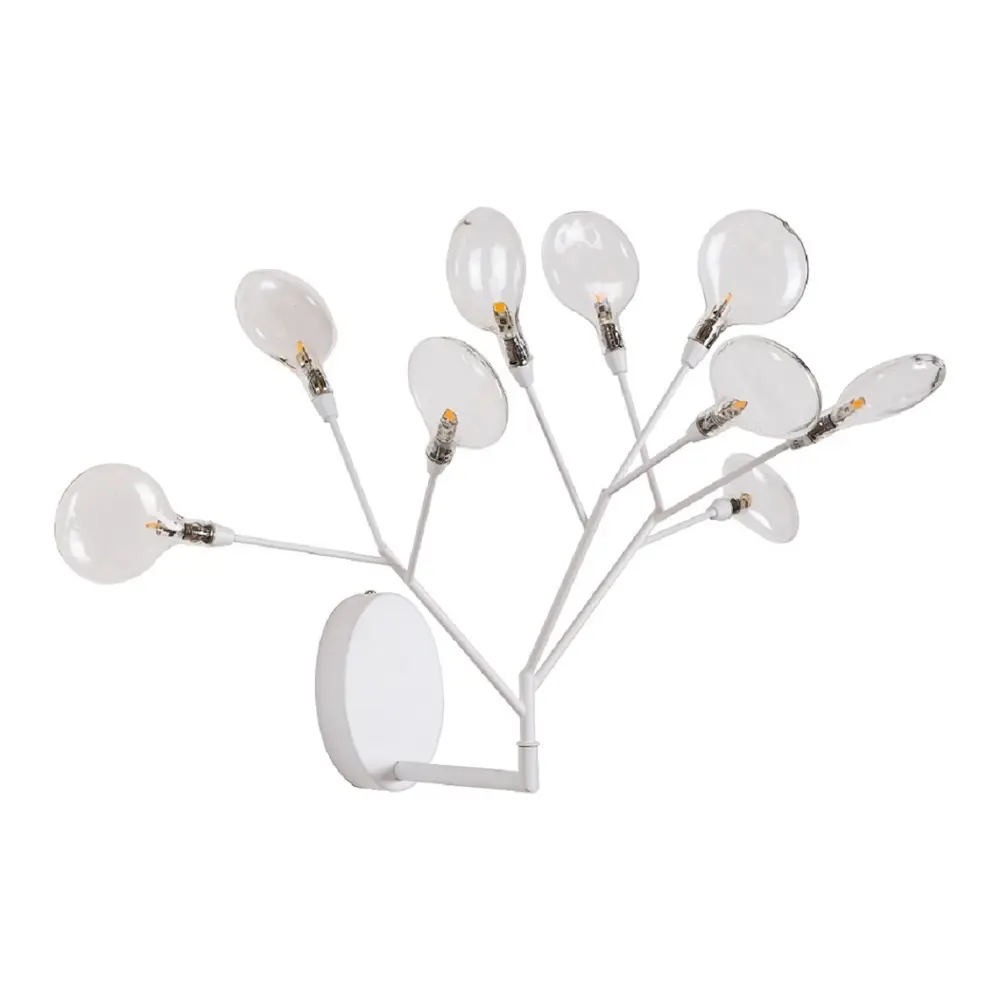 Фото Настенный светильник Crystal Lux Evita ap9 white-transparent цвет белый/прозрачный Фото Настенный светильник Crystal Lux Evita ap9 white-transparent цвет белый/прозрачный