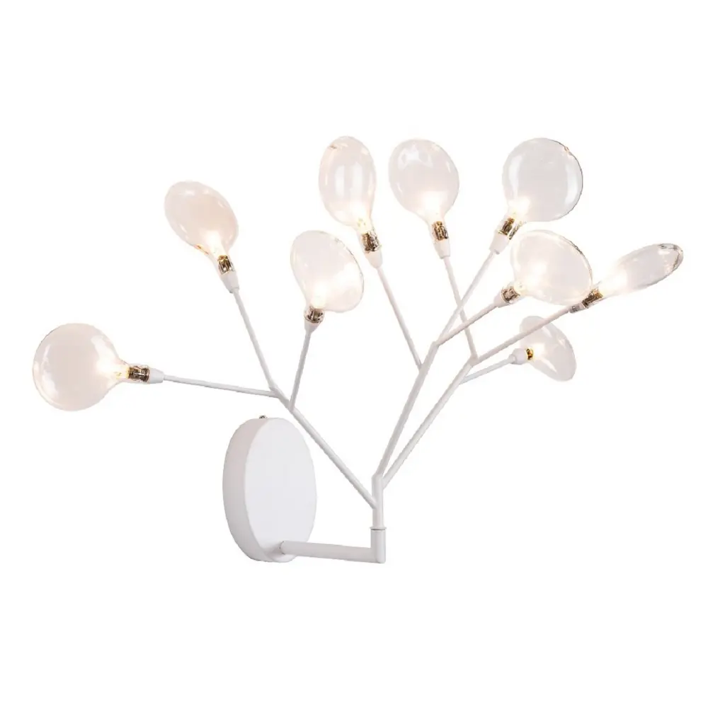 Фото 2 Настенный светильник Crystal Lux Evita ap9 white-transparent цвет белый/прозрачный Фото 2 Настенный светильник Crystal Lux Evita ap9 white-transparent цвет белый/прозрачный