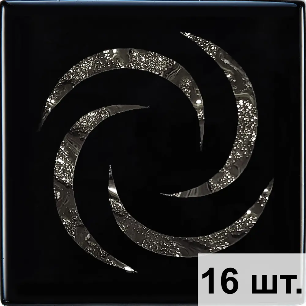 Фото Напольная вставка Роскошная мозаика ВА 2004 Посейдон платина 48x48 Фото Напольная вставка Роскошная мозаика ВА 2004 Посейдон платина 48x48