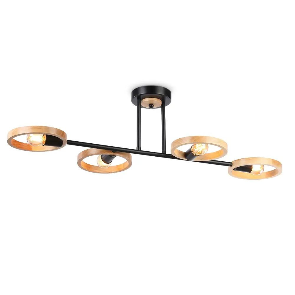 Фото 2 Люстра на штанге светодиодная Ambrella light Tr8248 10 м² нейтральный белый свет цвет черный Фото 2 Люстра на штанге светодиодная Ambrella light Tr8248 10 м² нейтральный белый свет цвет черный