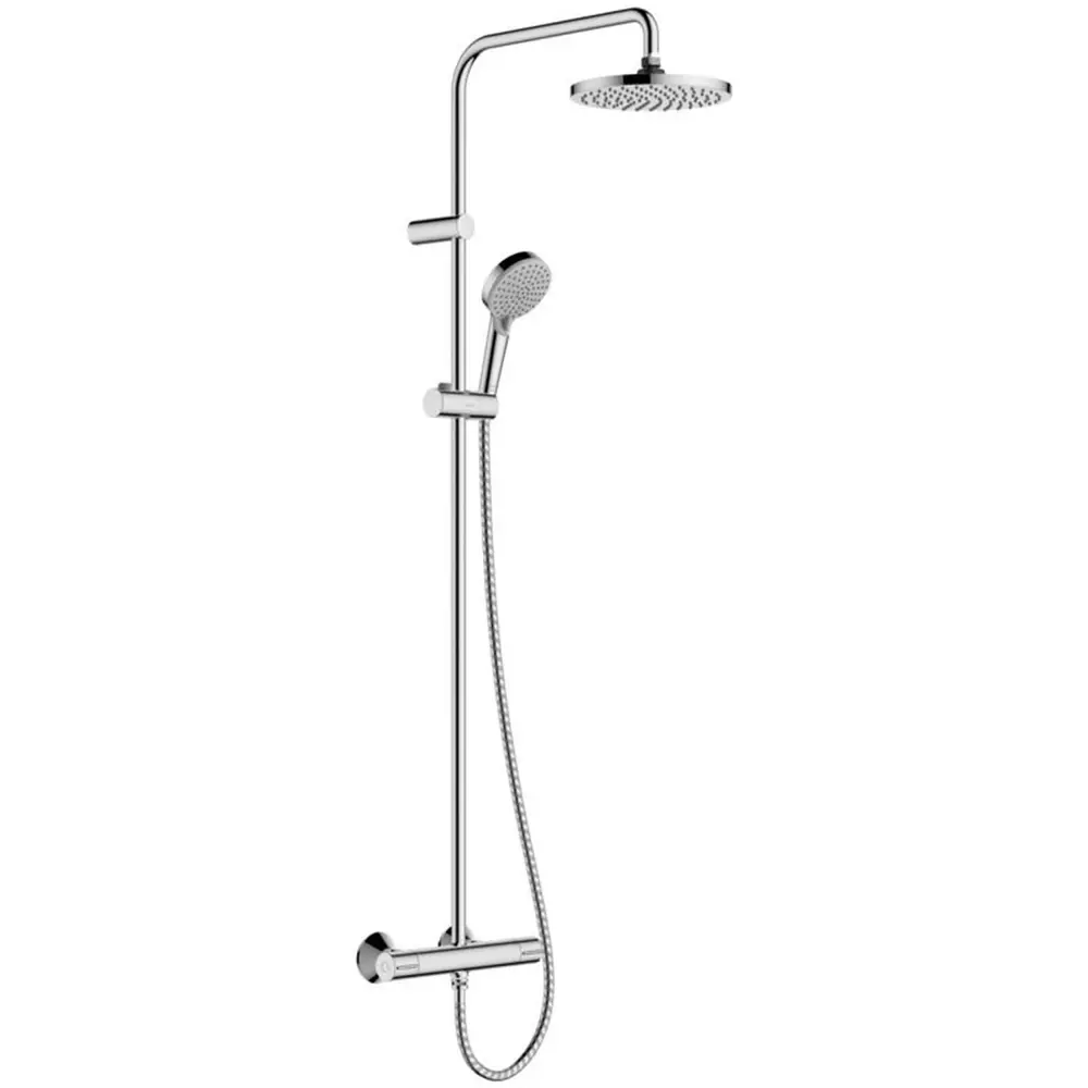 Фото 2 Душевая система c термостатом Hansgrohe Vernis Blend 26276000 Фото 2 Душевая система c термостатом Hansgrohe Vernis Blend 26276000