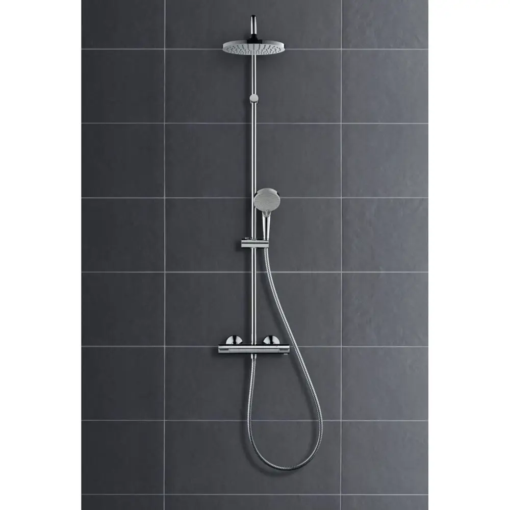 Фото 4 Душевая система c термостатом Hansgrohe Vernis Blend 26276000 Фото 4 Душевая система c термостатом Hansgrohe Vernis Blend 26276000