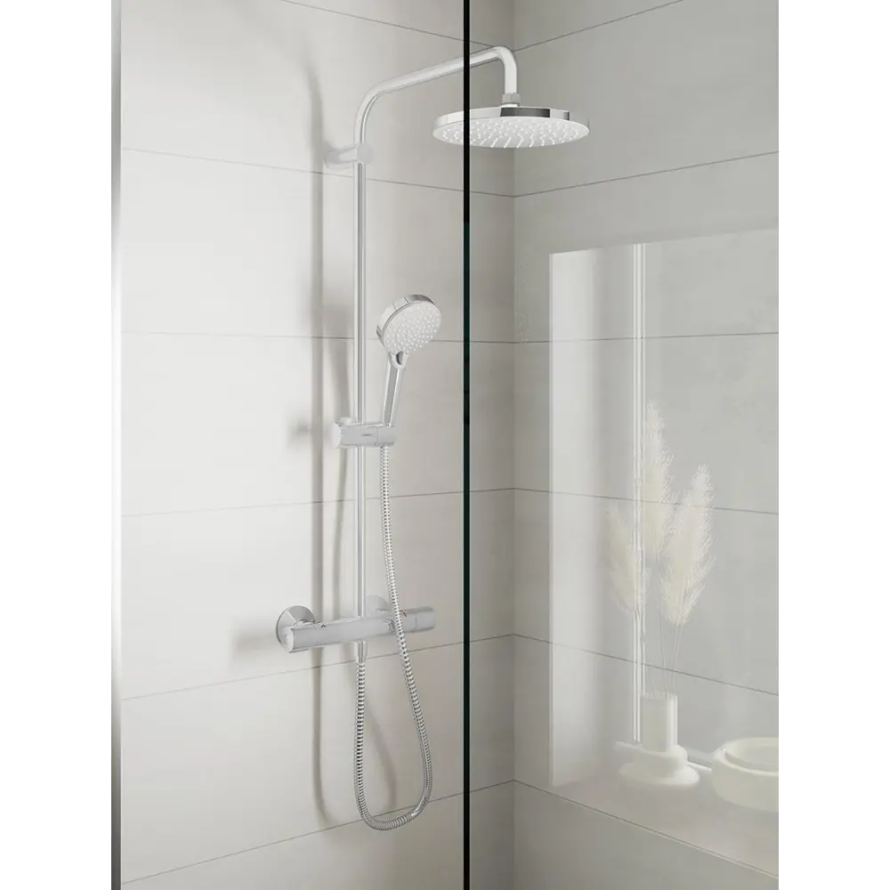 Фото 3 Душевая система c термостатом Hansgrohe Vernis Blend 26276000 Фото 3 Душевая система c термостатом Hansgrohe Vernis Blend 26276000