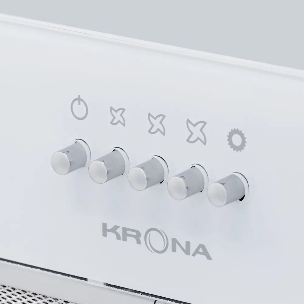 Фото 8 Встраиваемая вытяжка Krona Arven 500 PB 52 см цвет белый Фото 8 Встраиваемая вытяжка Krona Arven 500 PB 52 см цвет белый