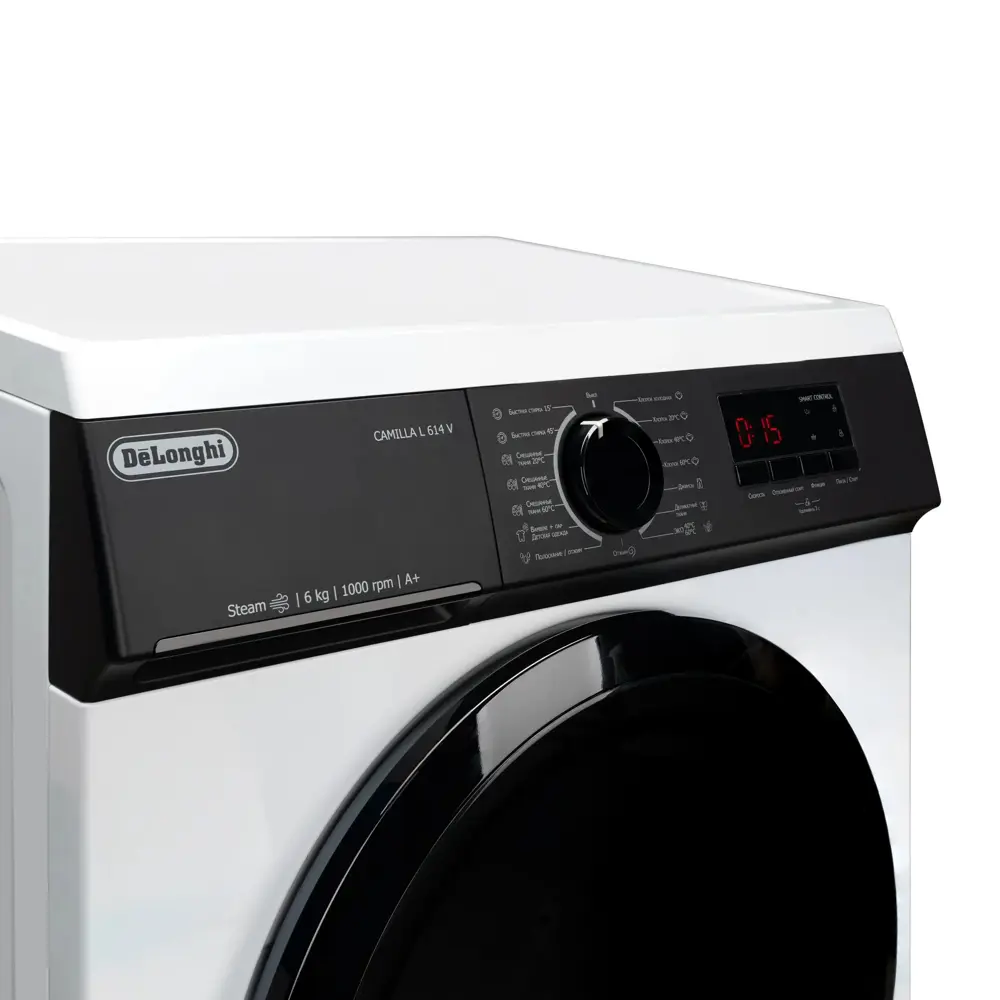 Фото 13 Стиральная машина Delonghi Camilla l 614 v 59.5x85x40 см 6 кг цвет белый Фото 13 Стиральная машина Delonghi Camilla l 614 v 59.5x85x40 см 6 кг цвет белый