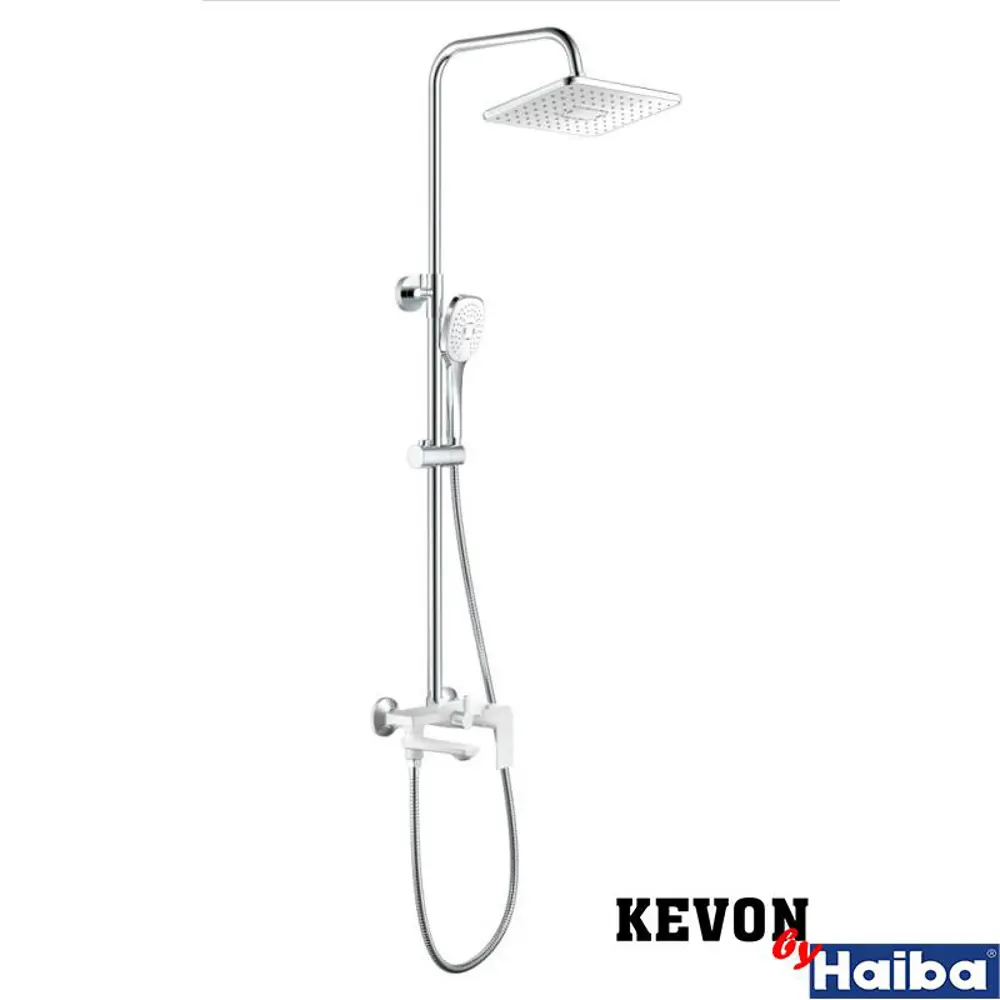 Фото Душевая система KEVON KVHB24505-8 цвет белый Фото Душевая система KEVON KVHB24505-8 цвет белый