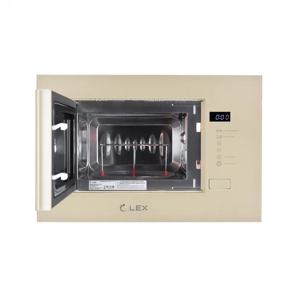 Фото 2 Встраиваемая микроволновая печь Lex BIMO 20.01 IVORY 20 л 59.5x35.8x31 см цвет бежевый Фото 2 Встраиваемая микроволновая печь Lex BIMO 20.01 IVORY 20 л 59.5x35.8x31 см цвет бежевый