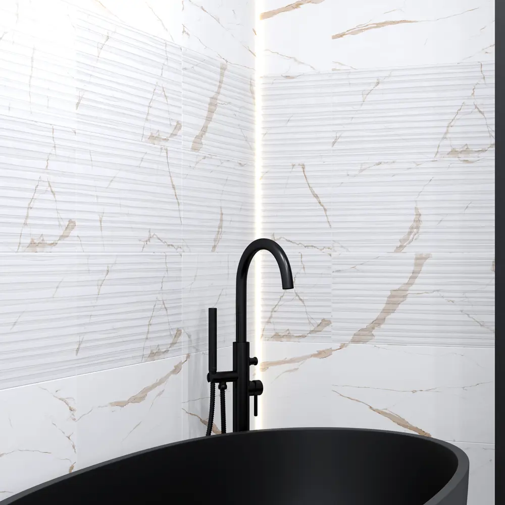 Фото 5 Керамическая плитка Eurotile Statuario 4810839058716 30x60см цвет белый Фото 5 Керамическая плитка Eurotile Statuario 4810839058716 30x60см цвет белый