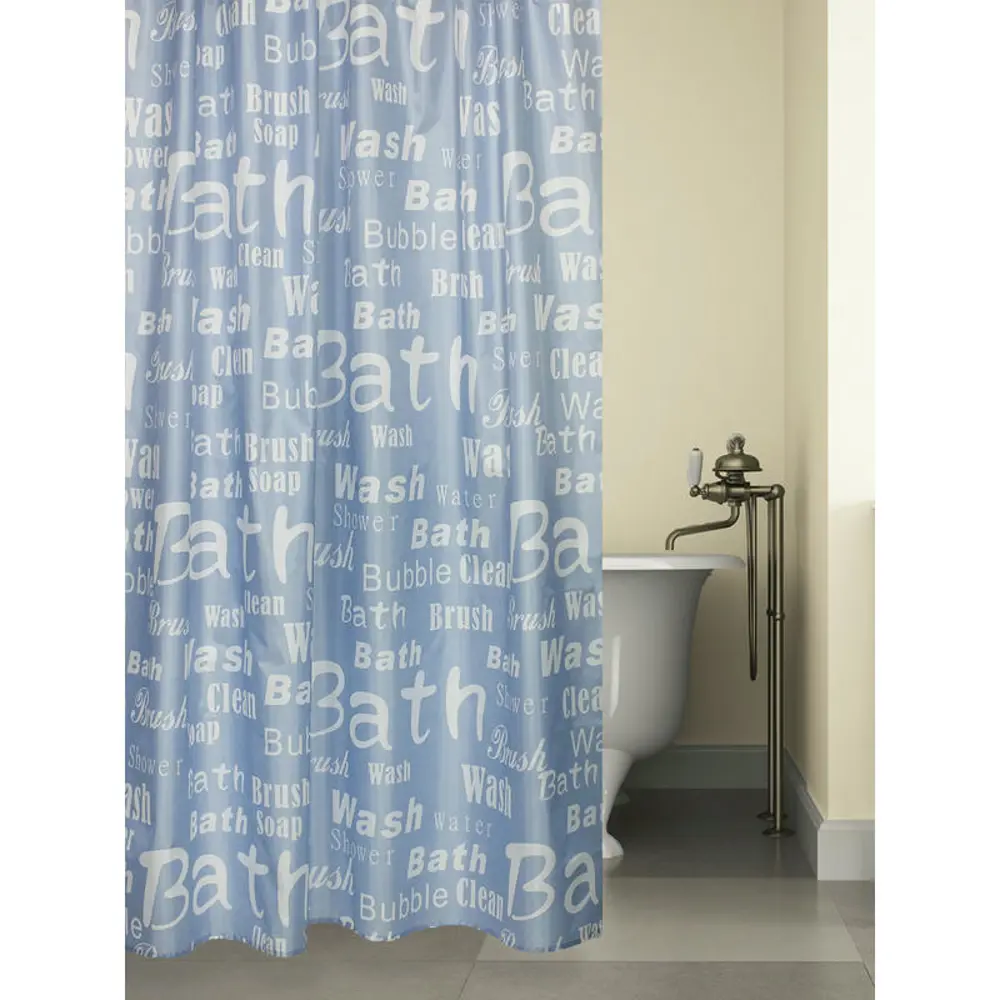Фото Шторка для ванной комнаты Bath Plus 70374 180x180см цвет бесцветный/прозрачный