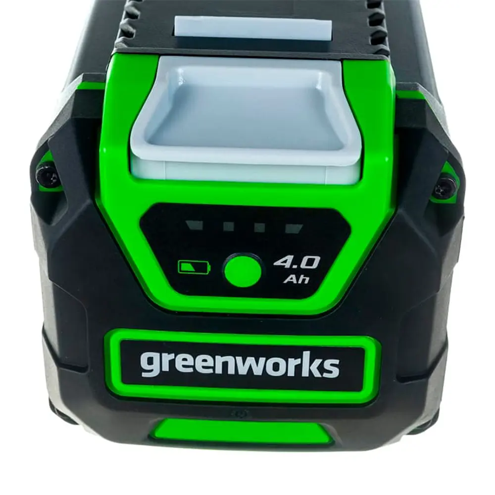 Фото 4 Аккумулятор Greenworks G40B4, 40 В Li-Ion 4 Ач в комплекте с перчатками Фото 4 Аккумулятор Greenworks G40B4, 40 В Li-Ion 4 Ач в комплекте с перчатками