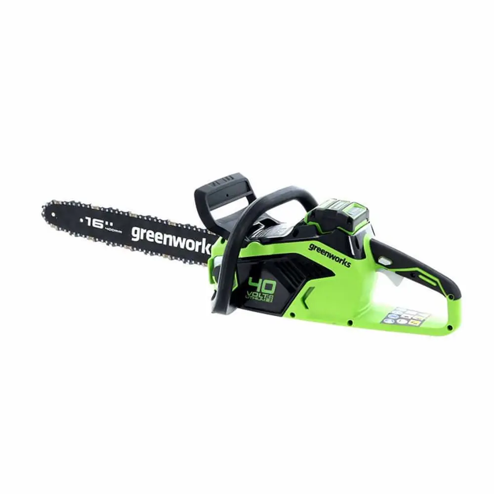 Фото 5 Пила аккумуляторная бесщёточная Greenworks 2005807 40 В шина 40 см АКБ и ЗУ не в комплекте Фото 5 Пила аккумуляторная бесщёточная Greenworks 2005807 40 В шина 40 см АКБ и ЗУ не в комплекте