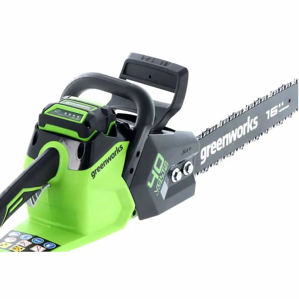 Фото 3 Пила аккумуляторная бесщёточная Greenworks 2005807 40 В шина 40 см АКБ и ЗУ не в комплекте Фото 3 Пила аккумуляторная бесщёточная Greenworks 2005807 40 В шина 40 см АКБ и ЗУ не в комплекте