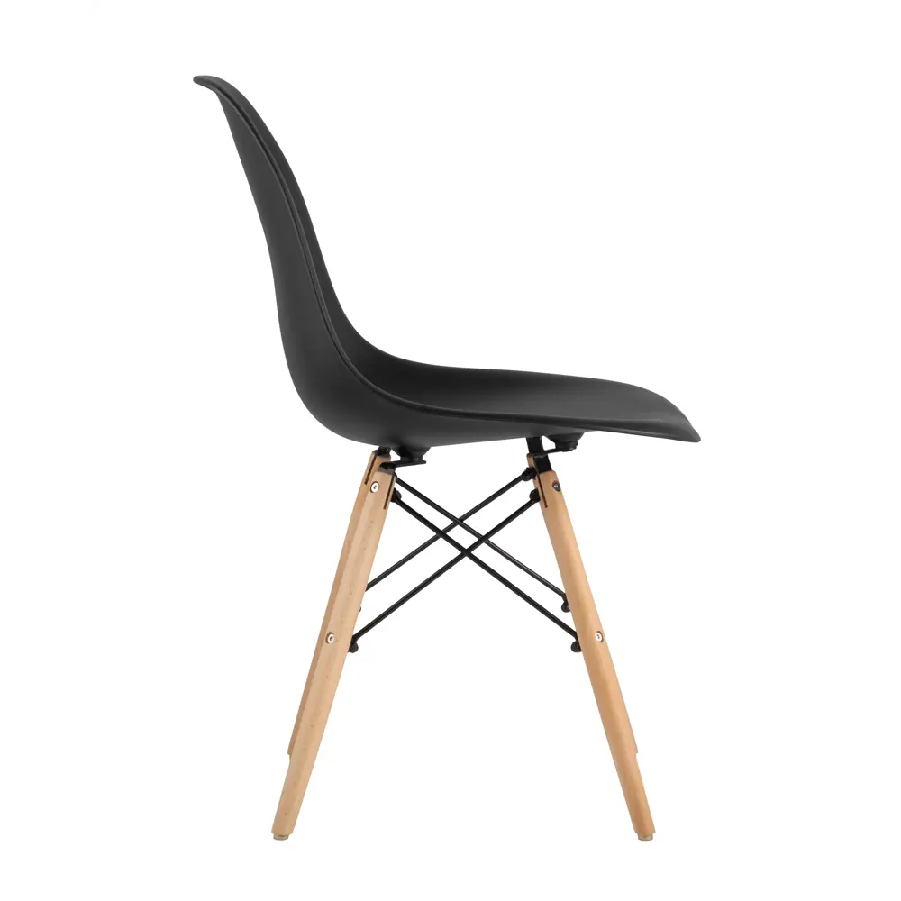 Фото 2 Кухонный стул Stool group Eames 46x82x53 см пластик цвет Черный Фото 2 Кухонный стул Stool group Eames 46x82x53 см пластик цвет Черный