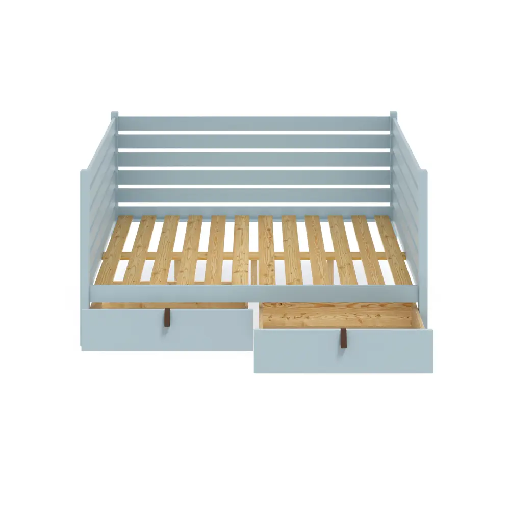 Фото 2 Кровать Solarius Tahta-spin160-200gol-2yash 170 x 101 x 210 см сосна цвет голубой Фото 2 Кровать Solarius Tahta-spin160-200gol-2yash 170 x 101 x 210 см сосна цвет голубой