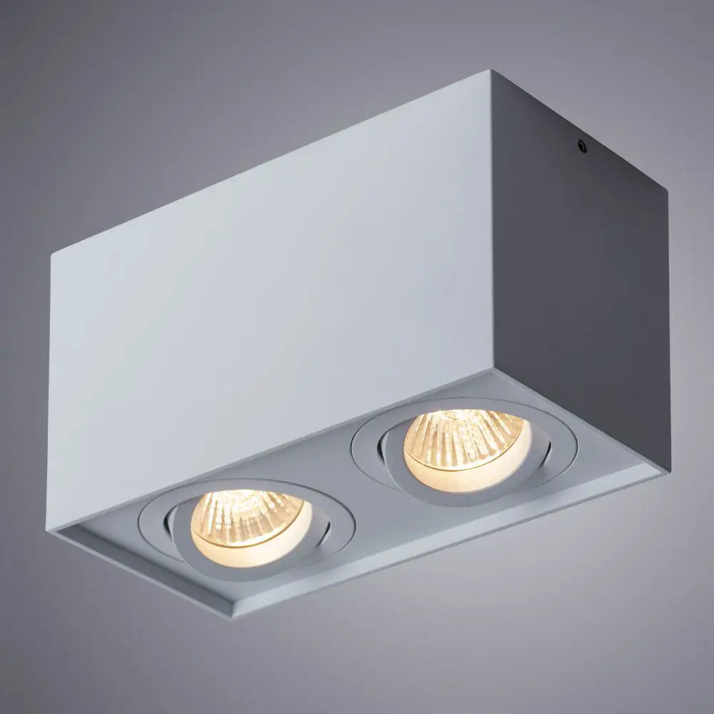 Фото 3 Светильник точечный накладной Arte Lamp Factor A5544PL-2WH Фото 3 Светильник точечный накладной Arte Lamp Factor A5544PL-2WH