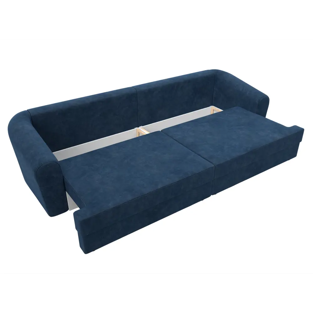 Фото 8 Диван прямой Милтон Лига диванов 126804 320x88x106 см велюр цвет brut 11 синий