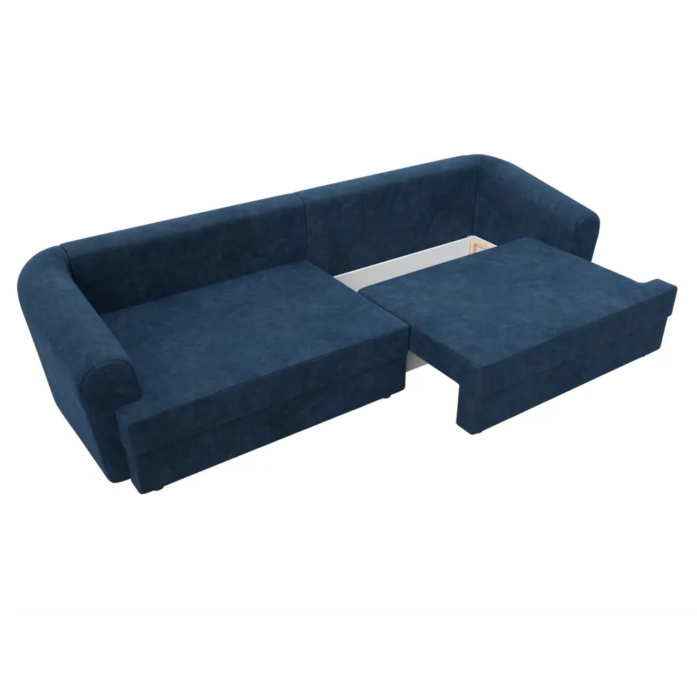 Фото 7 Диван прямой Милтон Лига диванов 126804 320x88x106 см велюр цвет brut 11 синий